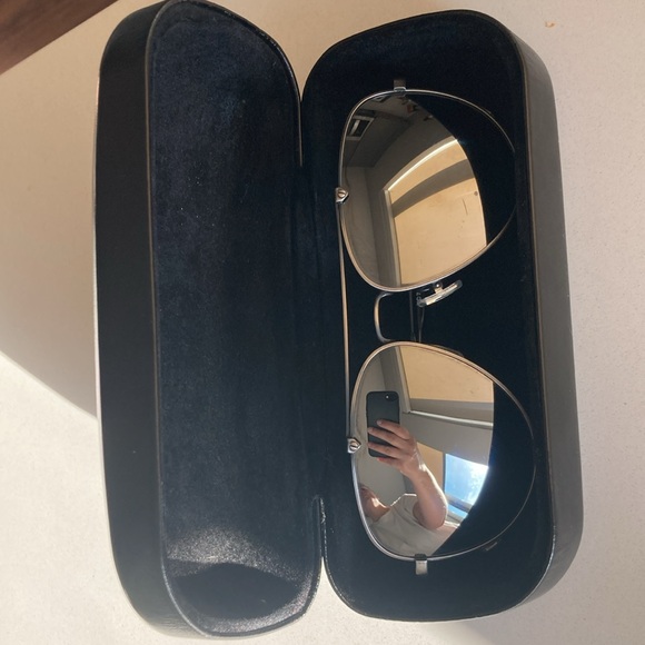 Coach silver aviators - Picture 4 of 6